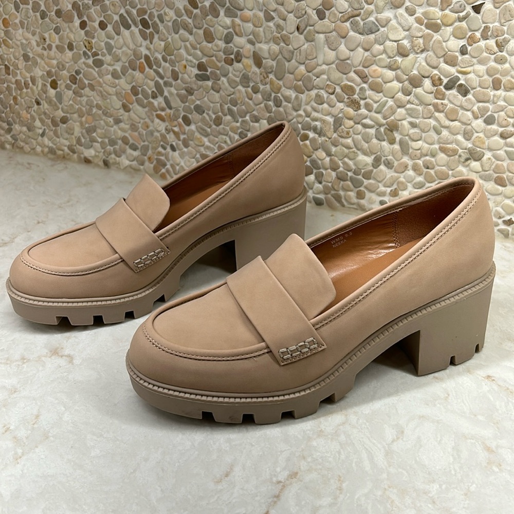 Dolce Vita Neeka Sand color platform lug heel loafers